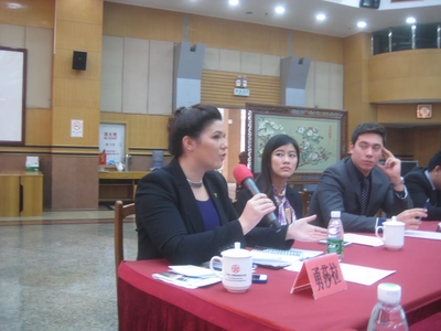 Sarah Yong at Overseas Chinese Affairs Office, Guangzhou