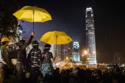 Umbrella Movement in Hong Kong