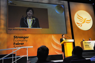 Merlene Emerson speaking at Glasglow Conference