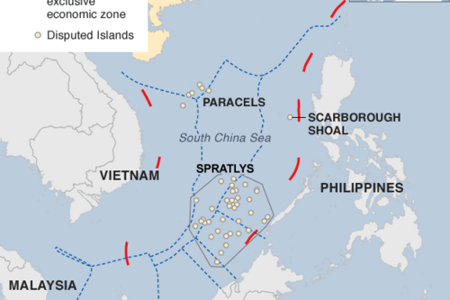 South China Sea map