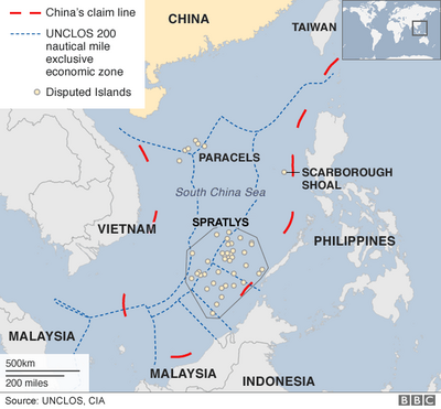 South China Sea map