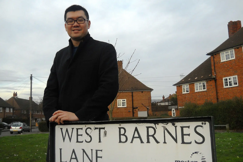 Phil Ling in West Barnes