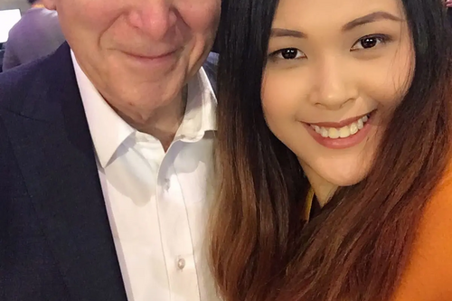 Sir Vince Cable MP with Ruby Chow