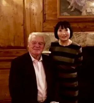 Paddy Ashdown and Linda Chung